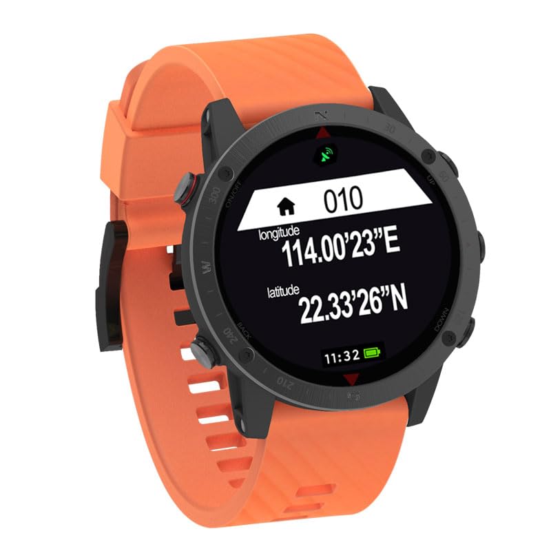 SUNROAD GPS Sports Watch Navigation Fitness Tracker Running Swimming Cycling Altimeter Barometer Compass Snorkeling Dive Fishing Fashion Digital Wristwatch