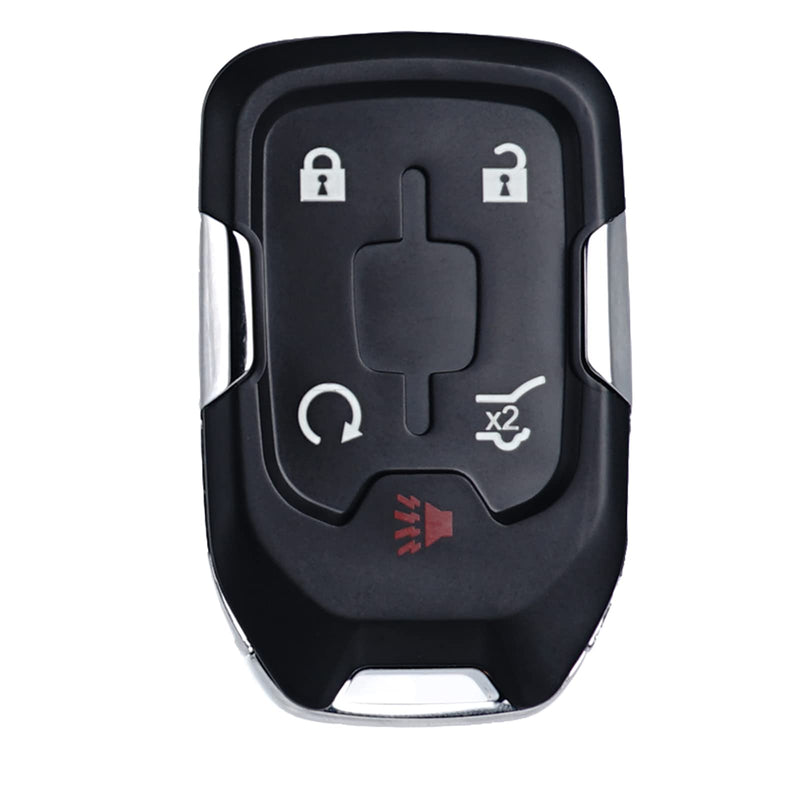 Key Fob Replacement Fits for GMC Acadia 2017 2018 2019 2020 2021 Push Start 5 Button Smart Proximity Keyless Entry Remote Start Control 13508275 HYQ1EA Self-Programmable