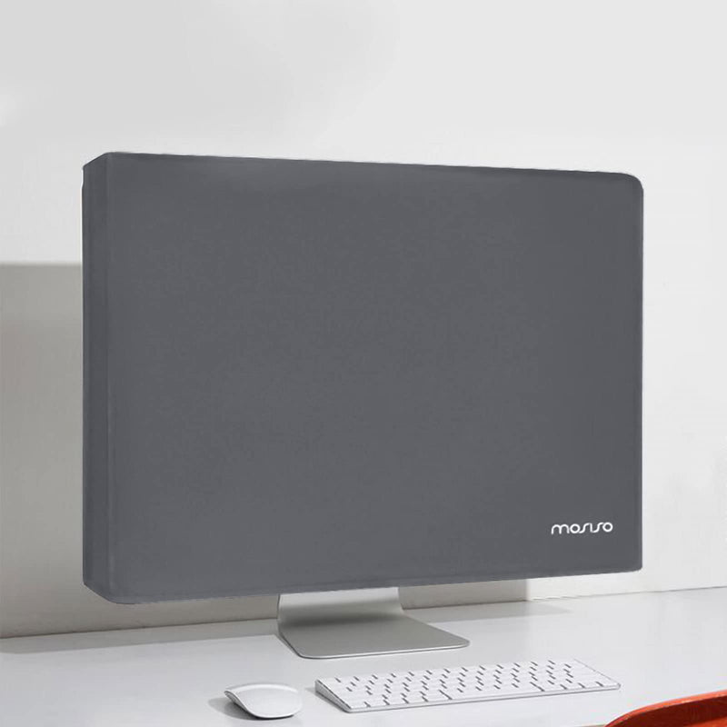 MOSISO Monitor Dust Cover 19,19.5,20,20.5,21 inch Anti-Static Dustproof LCD/LED/HD Panel Case Computer Screen Protective Sleeve Compatible with iMac 21.5 inch,19-21 inch PC,Desktop and TV, Space Gray 19-21 inch