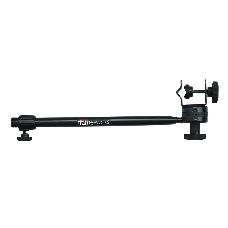 [AUSTRALIA] - Gator Frameworks Adjustable Clamp-On Angled Mini Interlocking Design 16 Inch Boom Arm (GFW-MIC-CLMPBM16) 16" Boom - Clamp 