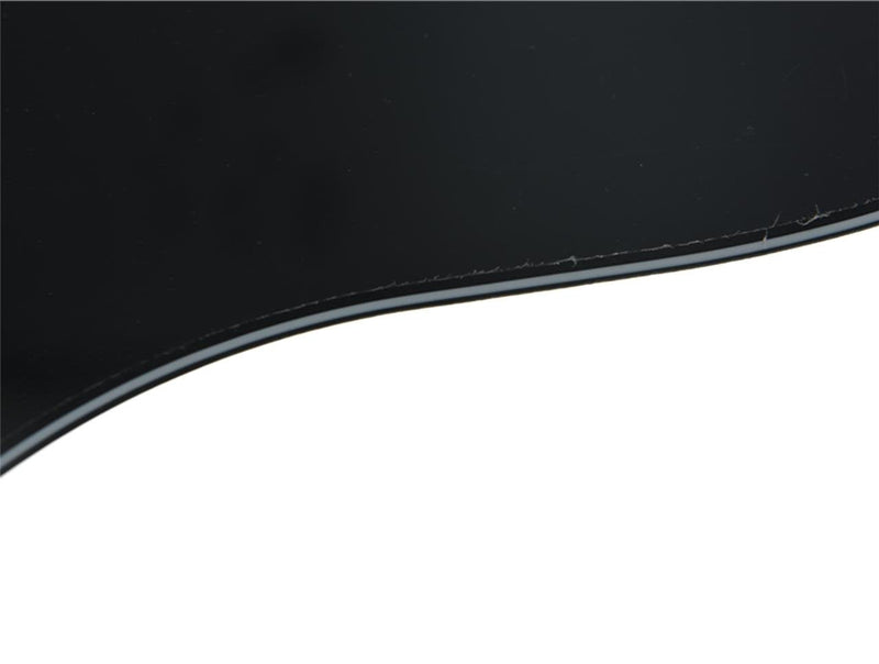 KAISH 4 String J Bass Style Pickguard Bass Pick Guard Scratch Plate for USA/Mexico Jazz J Bass Black 3 Ply Black 3 Ply (BWB)