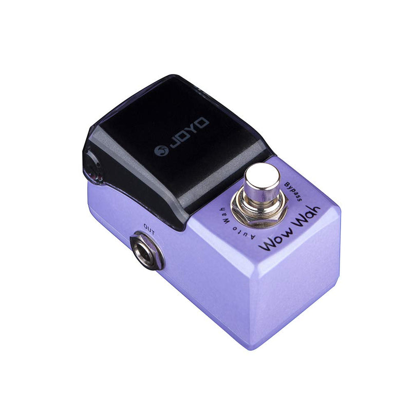 JOYO Auto Wah Mini Pedal for Electric Guitar Effect - True Bypass Ironman Series (Wow Wah JF-322) purple auto wah