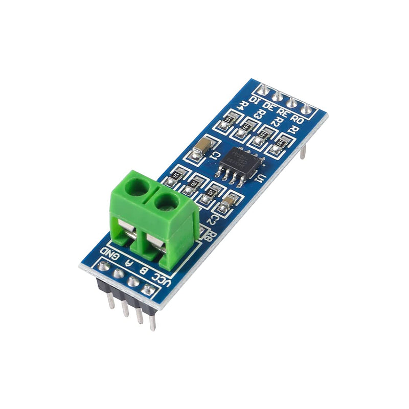 12Pcs MAX485 RS485 Transceiver Module TTL UART Serial to RS485 Instrument Interface Module Max458 Chip RS-485 Communication Transceiver 5V SCM Development Accessories Board for Raspberry Pi