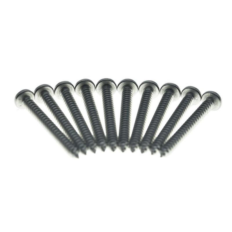 KAISH 10-Pack Phillips Round Head Stainless Steel Tremolo Claw Mounting Screws Trem Bridge Claw Screws for Floyd Rose Original Color