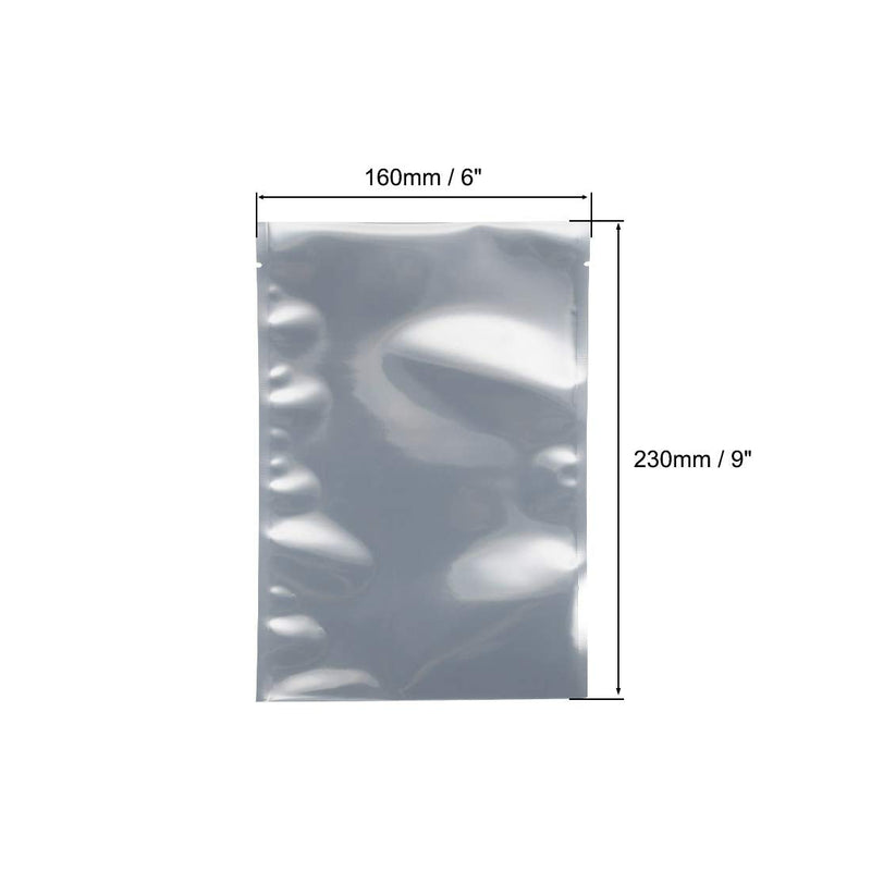 uxcell Antistatic Shield Shielding Bag, Flat Open Top Anti Static Bag for Electronic Devices, 6x9 inch(160x230mm), 25 PCS