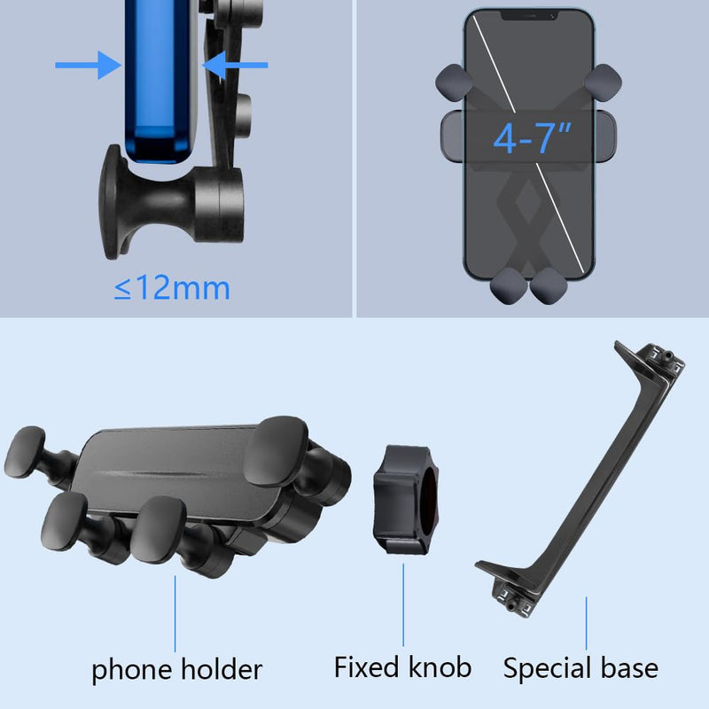Car Phone Holder Mount for Toyota Sienna 2021 2022 2023 2024 Auto Accessories Navigation Screen Bracket Interior Decoration Mobile Cell Phone Mount 【Not fit Sienna 2025】