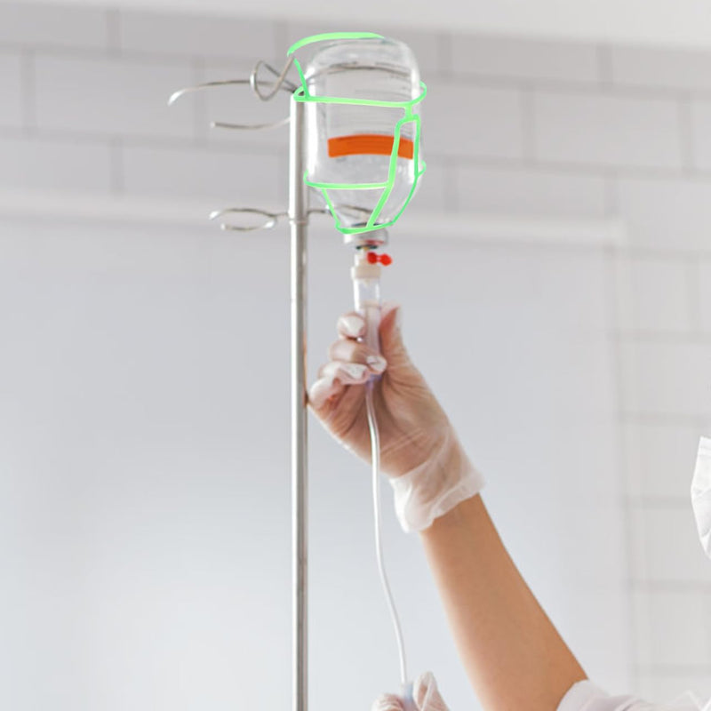 BUGUUYO Infusion Bottle Holder Storage Bottle Covers Infusion Bottles Nets x 1 Each Random Colours
