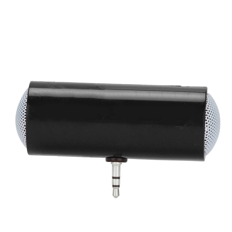 KIMISS Mini Portable Speaker, Pillow Speaker 3.5 mm Jack Stereo Plug in Speakers Cellphone Speaker Mini Speaker with Aux Input for Mobile Phones and Tablets (Black) Black