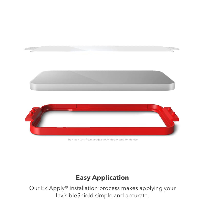 ZAGG InvisibleShield Glass+ Screen Protector for iPhone 14/ 13/ 13 Pro - 3X Shatter Protection, High Scratch Resistance, Oil-Resistant, Reinforced Edges, Easy Install iPhone 14/13/13 Pro