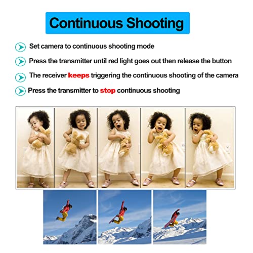 AODELAN for Nikon Remote Shutter Release, Replacement Nikon Remote for D5600, D850,D3300,d750,d3200,D7100,D610, D850,D810, Z6, P1000, Replace MC-DC2 and MC-30A Remote Control