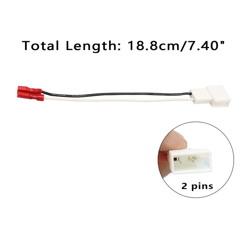 72-8104 Speaker Adapter Wire Harness Replacement for Toyota Camry Corolla Tacoma Tundra Scion Pontiac Car Front and Rear Door Speaker Wire Harness Adapter Plug 4Pcs 72-8104 Speaker harness