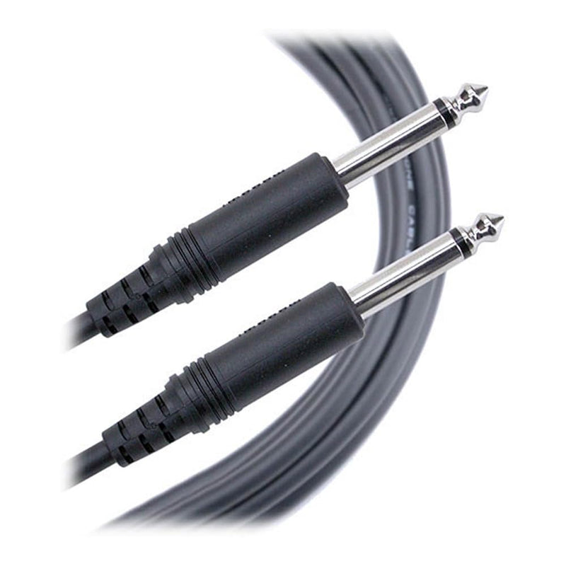 Mogami Pure Patch PP-01 Professional Audio Cable, Unbalanced 1/4" TS Male Plugs, Nickel Contacts, Straight Connectors (10 Feet) 10 Feet