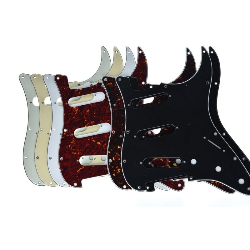 [AUSTRALIA] - Dopro 11 Hole ST/Strat Style SSS Pick Guard for 3 Single Coil Pickups with Screws Clear 