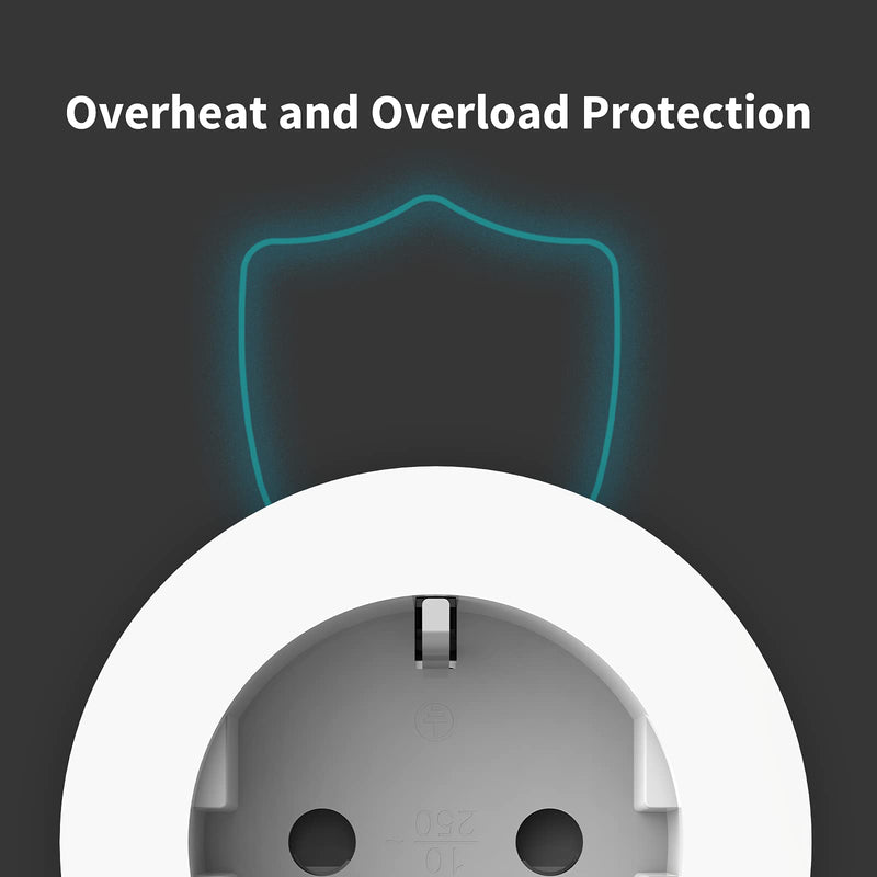 Aqara Zigbee Socket, Requires Aqara Hub, Smart Socket with Current Measurement, Programming, Timer Mode and Voice Control, Works with HomeKit, Alexa, Google Assistant and SmartThings