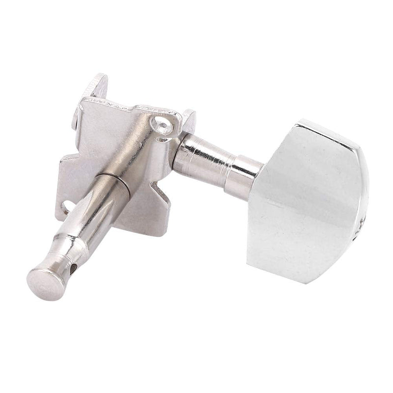 Ukulele Tuning Pegs,2L2R Silver Classical Tuning Pegs Machine Heads Ukulele DIY Parts Playing Accessories