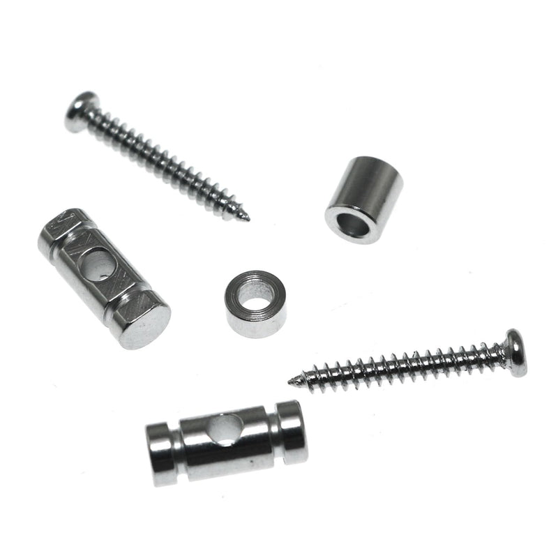 Maxmoral 2Sets Guitar Roller String Retainer String Guide String Tree Replacement Parts Stable Stringing Guitar Head String Presser for Chrome Electric Guitar