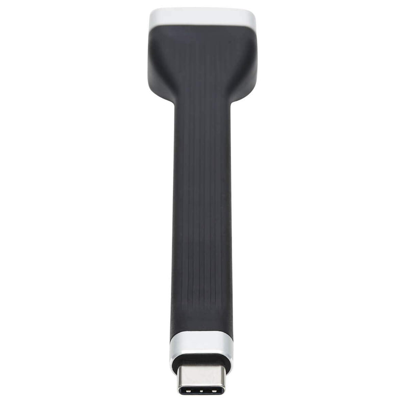 Tripp Lite USB-C to VGA Flat Cable, Flat USB C to VGA Apapter Cable (M/F), 1920 x 1200 60 Hz, Thunderbolt 3 Compatible, Black, 5 in (U444-F5N-VGA)