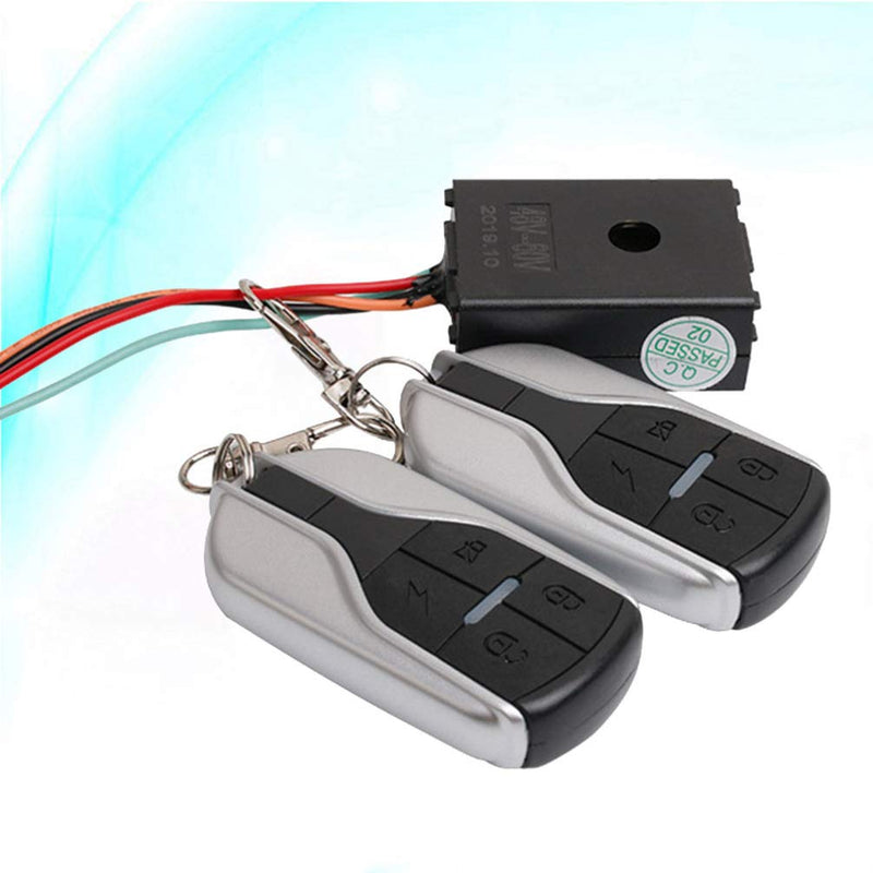 [AUSTRALIA] - Garneck Motorcycle Anti Security Alarm System with Double Remote Waterproof for 48V 60V 64V 72V Scooter Bicycle - Remote Control Random Style 