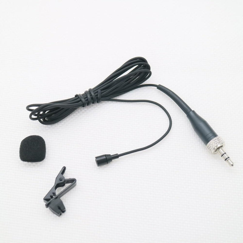 Tie Clip On Lavalier Microphone for Sennheiser Wireless Pocket System 3.5mm Lock Jack