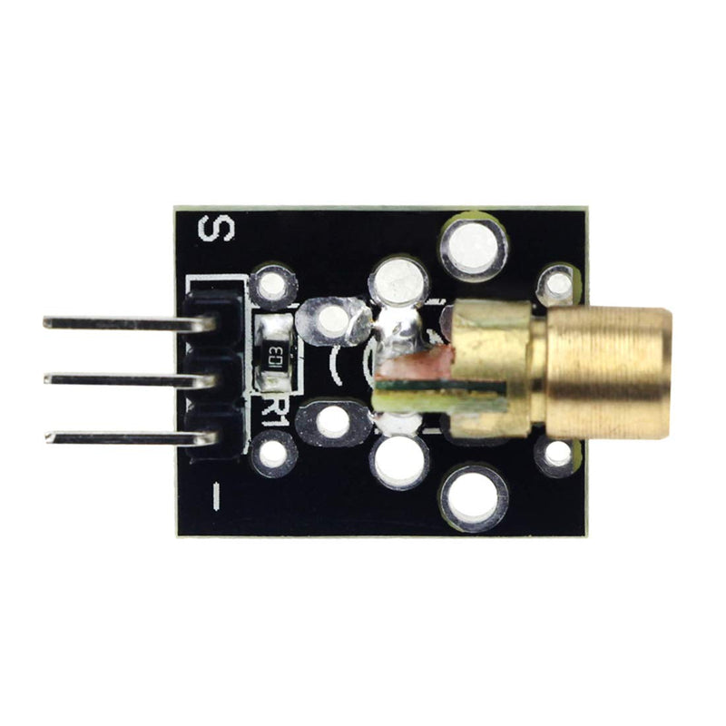 Hailege 5 x 5 mW 650 nm Red Dot Laser Diode Laser Transmitter Module PIC AVR DC5V KY-008