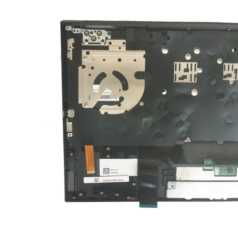 Replacement for HP OMEN 15-EK 15-EN 15Z-EN100 Laptop Upper Case Palmrest RGB Backlit Keyboard Touchpad Assembly Part M00667-001 Black