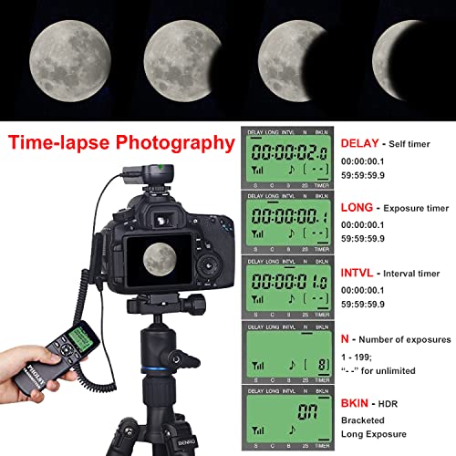 Camera Remote Release Intervalometer C6 Timer for Canon Olympus Fuji C6 WT for Canon Fuji and Olympus