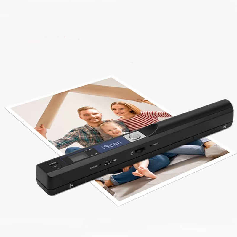 Portable Scanner,Handheld Mini Small Pen Type Scanner Scanning Wand Colour Photo A4 Document Scanning Equipment