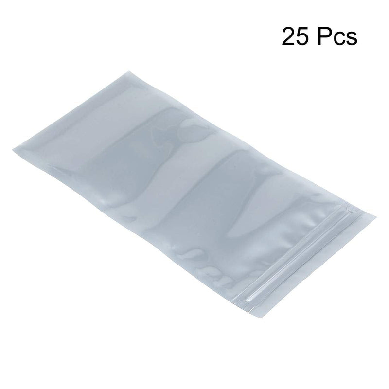 uxcell Anti Static Resealable Shielding Bag, 100x200mm/4x8 inch, Protective Antistatic Bag, for Store HDD SSD RAM Laptop Hard Drives Memory Card, Electronic Devices, 25pcs