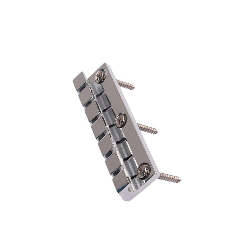 [AUSTRALIA] - Alnicov Electric Guitar 6 Strings Metal Fixed Hardtail Saddle Bridge for Guitar Parts Chrome 