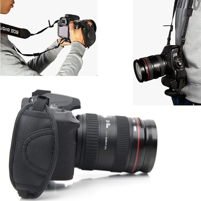 Acuvar Padded Adjustable Hands Wrist Strap for Cameras & Camcorders – Comfortable, Durable, and Secure Hand Strap for DSLR, Mirrorless, and Compact Cameras