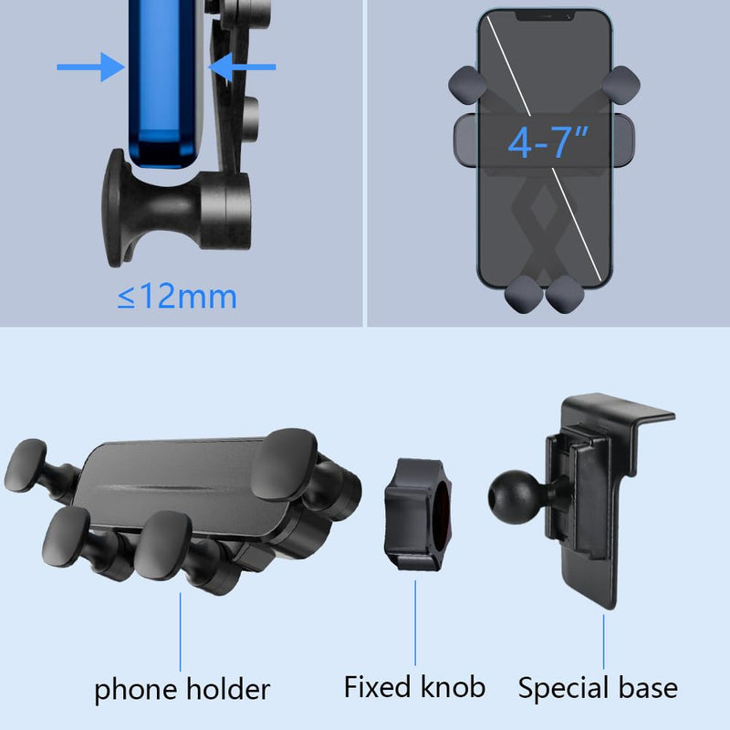 Car Phone Holder Mount for Hyundai Palisade 2020 2021 2022 2023 2024 2025 Auto Accessories Interior Decoration Mobile Cell Smartphone Bracket