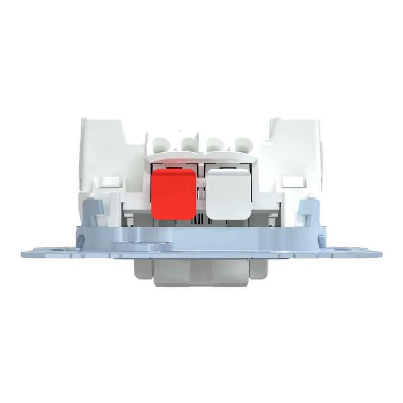 Merten MEG3106-0000 Two-way switch insert 1 pole with indicator light 10 AX, 250 V AC plug-in terminals Single