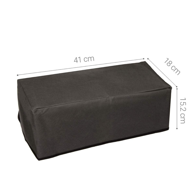 kwmobile Cover Compatible with HP DeskJet 3720 - Dust Cover Printer Protector - Dark Grey