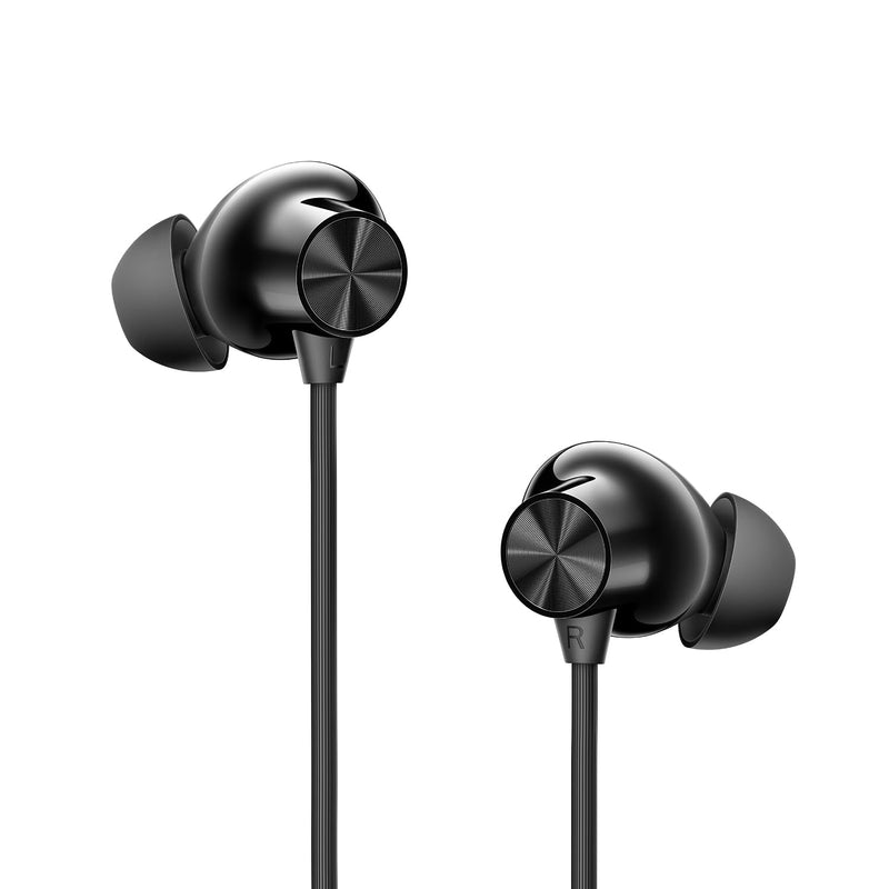 OnePlus Bullets Wireless Z3 Bluetooth 5.0 in Ear Earphones, Spacial Audio – 12.4 mm Drivers, 36 Hrs Battery Life (Mambo Midnight) Mambo Midnight