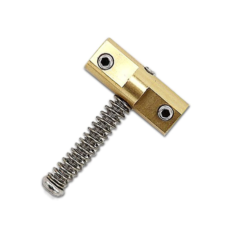 Wilkinson Guitar Bridge 3pcs Brass Saddle Guitar Bridge Compensated Saddles For Vintage-style Tele Bridge Electric Guitar Replacement