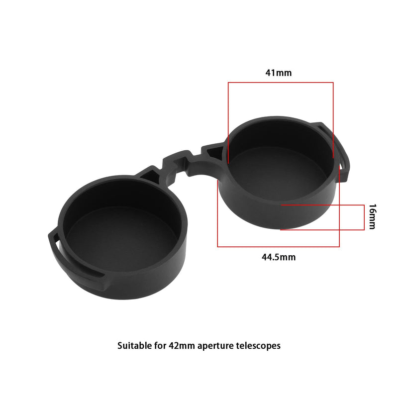 [AUSTRALIA] - SING F LTD 2Pcs 41-42mm Rubber Eyepiece Cover Binocular Rain Guard Protection Cover Ocular Lens Cover Lens Accessories Compatible with 8x42mm 10x42mm 12x42mm Binoculars 