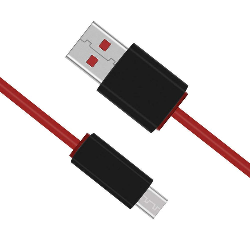 Saipomor Micro USB Charging Cord Charger Cable Compatible with Kindle Fire Tablets(Fire 1st-8th Gen), Kindle E-Readers(3rd-10th Gen), Kindle Paperwhite2/3/4 and Kindle Oasis2-3ft Black&Red