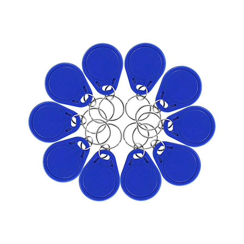 ReaIOKbii 50 x M1 Classic NFC RFID Token Waterproof ABS 13.56MH2 Blue IS014443A