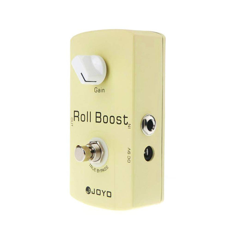 JOYO Boost Pedal Classic Circuitry up to 35dB Clean and Clear Boost for Electric Guitar Effect - True Bypass (Roll Boost JF-38) Classic,Boost Yellow