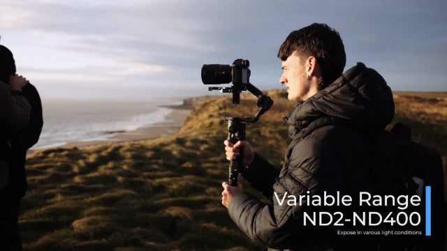 NEEWER 72mm Variable ND Filter ND2-400 (1-9 Stops) with 3X Cleaning Cloth, Adjustable Rotating Variable Neutral Density Camera Lens Filter with Multicoated Optical Glass for Exposure Balance