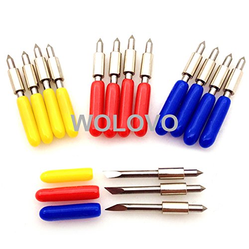 15pcs 30/45/60 Degree Graphtec CB15 CB15U Vinyl Cutter Blade + Graphtec CB15 CB15U Blade Holder Cutter Housing