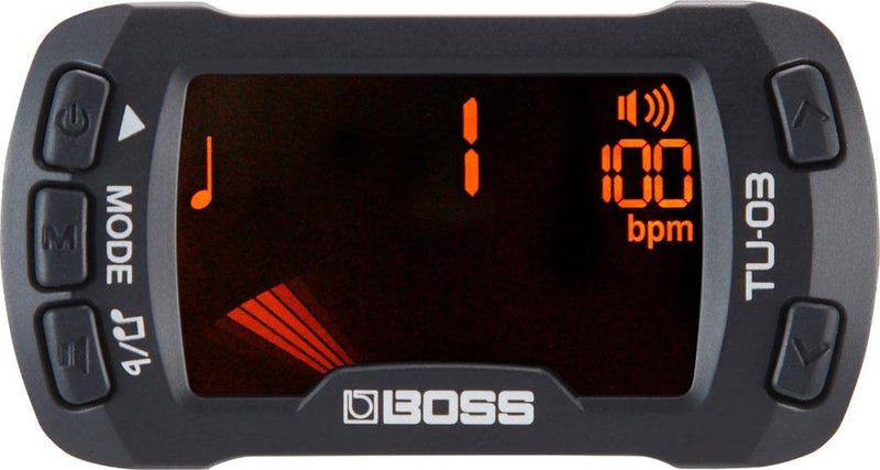 BOSS TU-03 Clip-on Tuner & Metronome (TU-03) Tuner + Metronome
