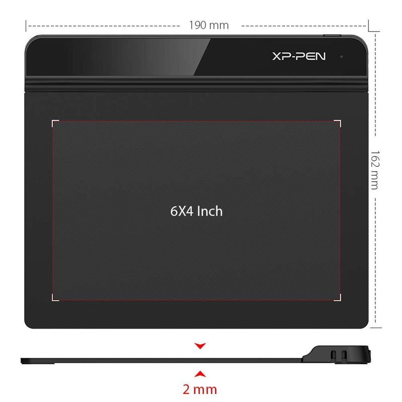 Drawing Tablet XPPen StarG640 Digital Graphic Tablet & Mini Keydial ACK05 Wireless Shortcut Keyboard