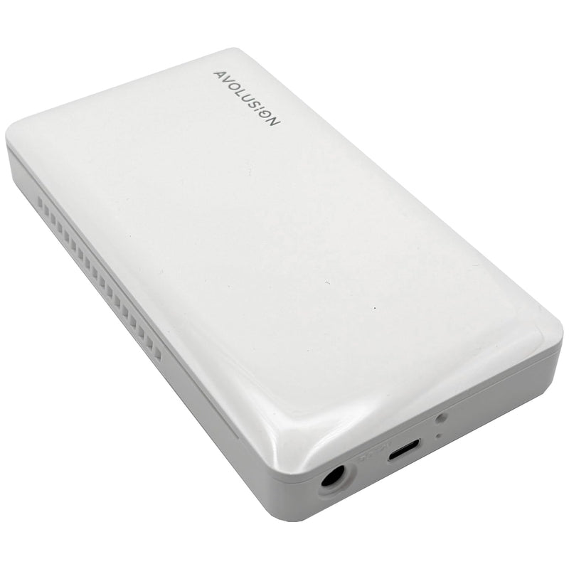 Avolusion M3 Series 1TB USB 3.0 Portable External Hard Drive - White (for Windows, Mac OS, Xbox, PS)
