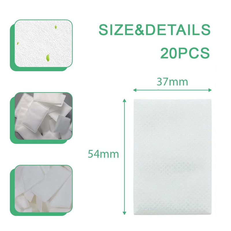 JEYORZY 20pcs Disposable Air Filter Accessories, CPAP Filter, Compatible with ResMed AirSense 10, ResMed AirCurve 10, ResMed S9 and ResMed AirStart. Improve Your CPAP Experience, Premium CPAP Air White-20 Pieces