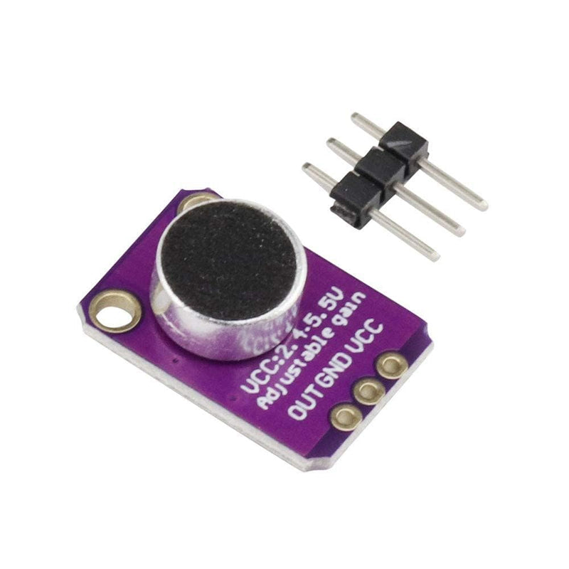 3PCS Electret Microphone Amplifier Module MAX4466 Sound Sensor Module Adjustable Gain Blue Breakout Board for Arduino