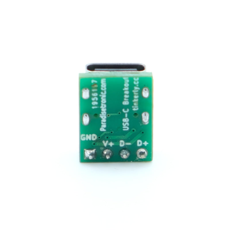 Paradisetronic.com USB-C Mini Breakout Board, e.g. for the power supply of breadboards