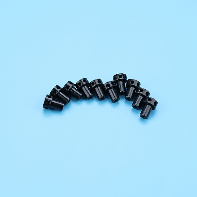 10pcs Guitar Spoke Wheel Truss Rod Nuts, Hat Shape Steel Tuning Rod Nuts, Guitar Truss Rod Nut Steel Bar Adjusting Tool for Guitar Bass Mandolin Black