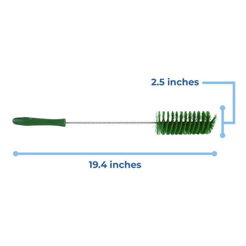 Vikan Tube Brush, Polypropylene, Green, 5370
