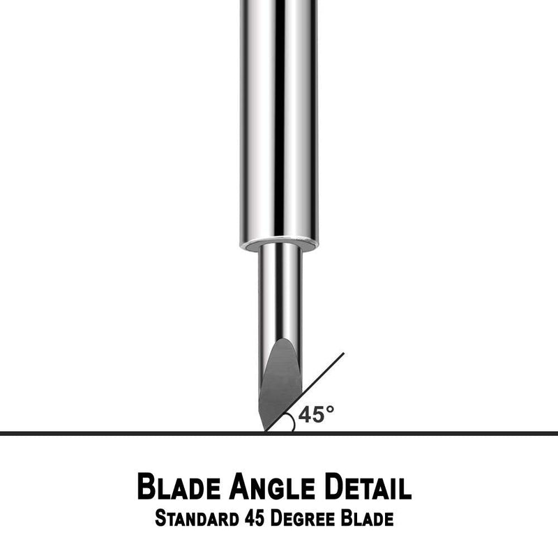 Craft Blades German Carbide Bulk Packs Deep Point (20 Pack - 15 Standard & 5 Deep Point) red/blue